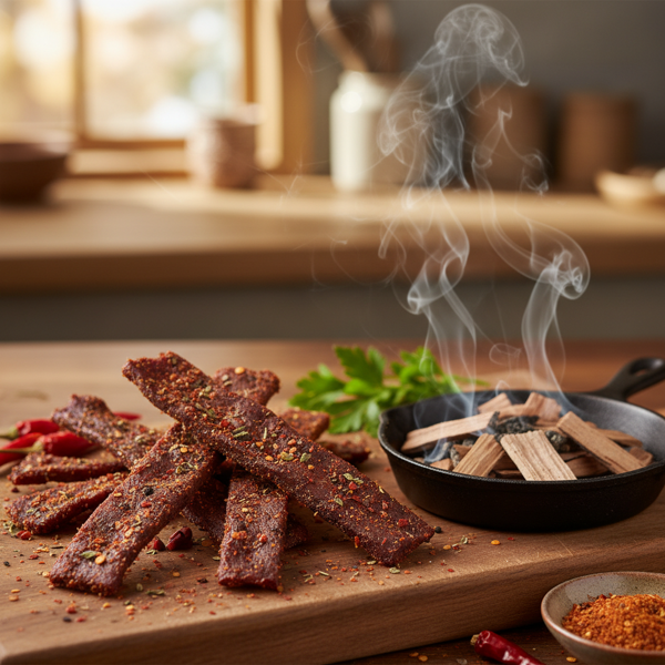 Smoky Cajun Venison Jerky recipe