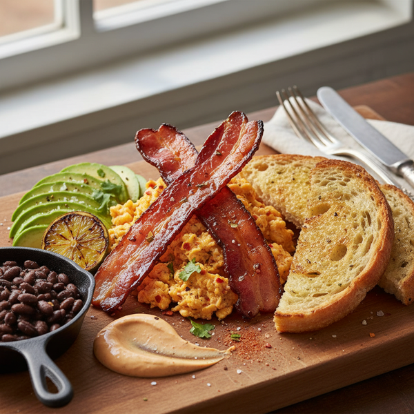 Smoky Chipotle Bacon and Avocado Breakfast Delight recipe