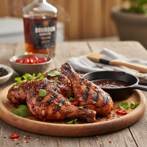 Smoky Chipotle Bourbon Grilled Chicken recipe
