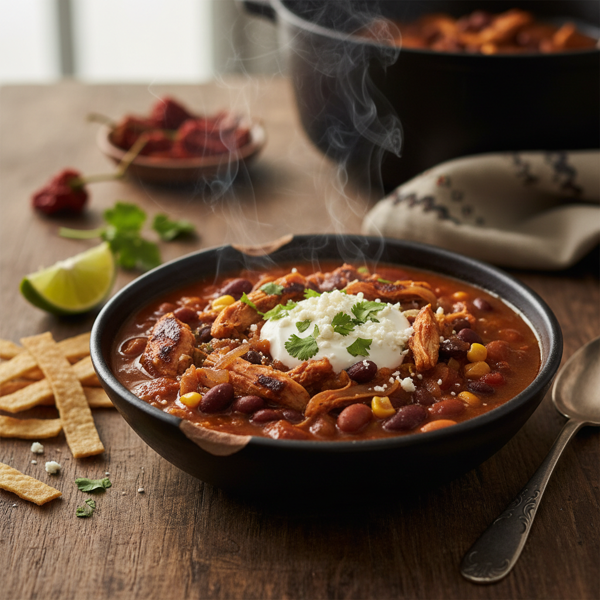 Smoky Chipotle Chicken Chili Delight recipe