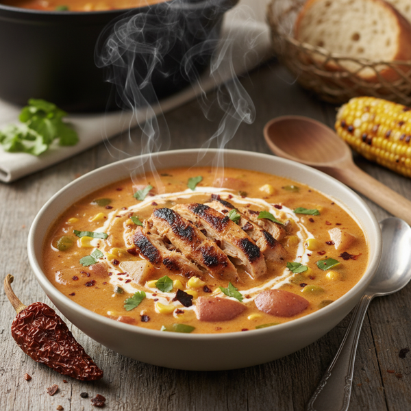 Smoky Chipotle Chicken Chowder recipe