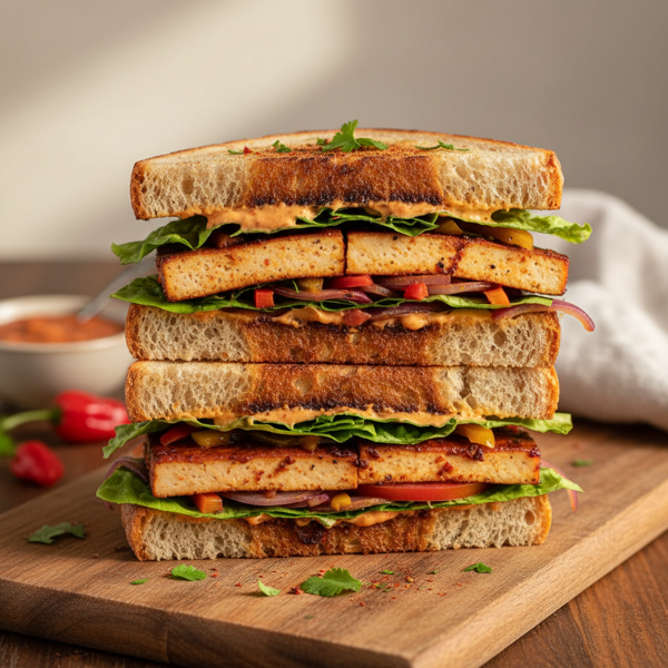 Smoky Chipotle Tofu Sandwich recipe
