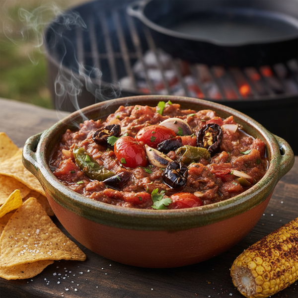 Smoky Chipotle Tomato Salsa recipe