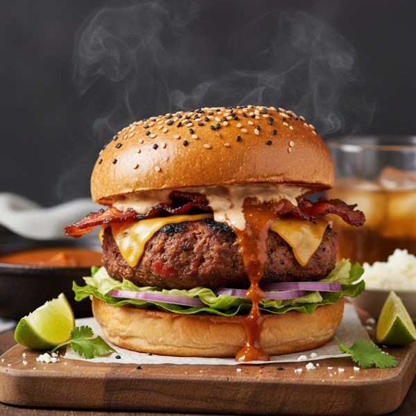 Smoky Chipotle Turkey Burgers recipe