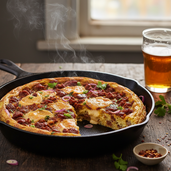 Smoky Chorizo and Gouda Frittata recipe