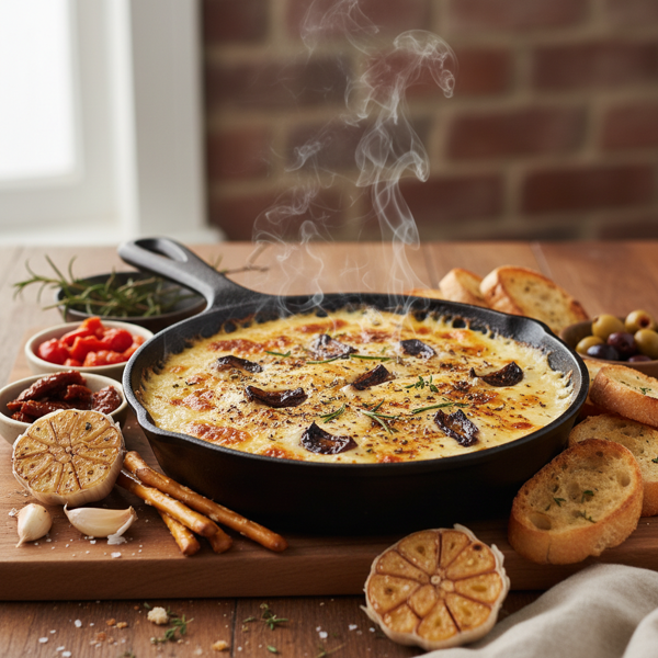 Smoky Garlic Cream Cheese Dip recipe