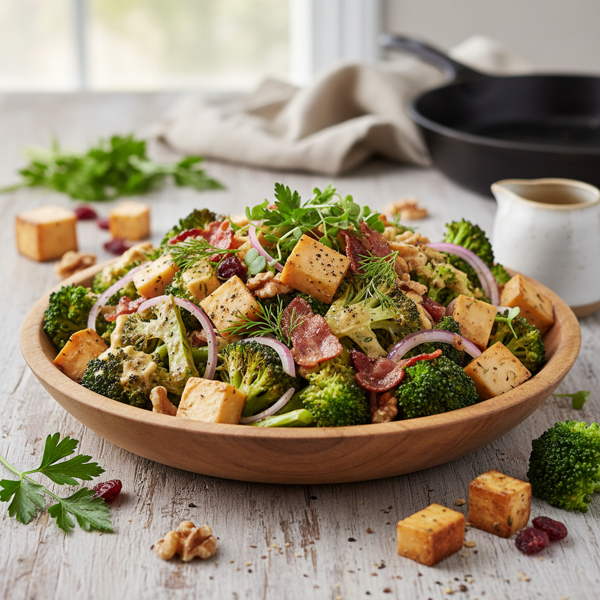 Smoky Gouda and Broccoli Delight Salad recipe