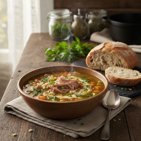 Smoky Ham Hock Broth recipe