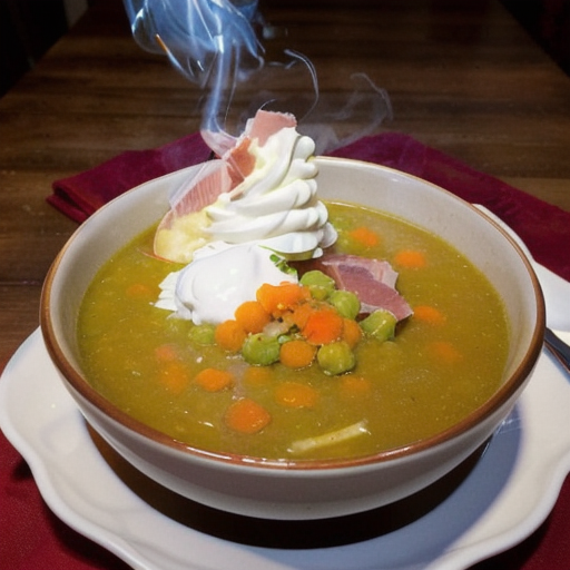 Smoky Ham Hock & Split Pea Soup recipe