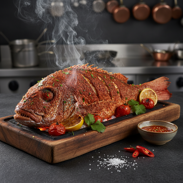 Smoky Harra Spiced Snapper recipe