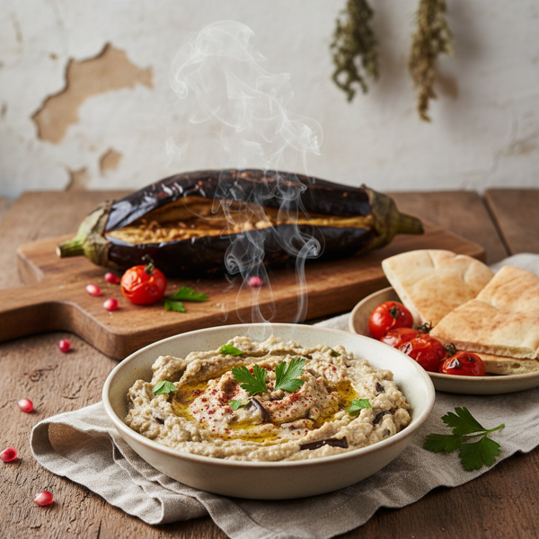 Smoky Israeli Eggplant Spread (Chatzilim) recipe