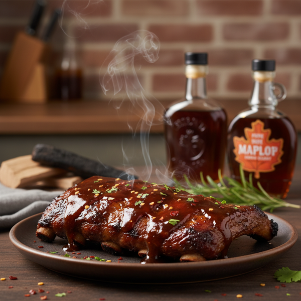 Smoky Maple Bourbon BBQ Glaze recipe