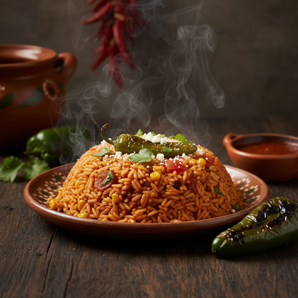 Smoky New Mexico Spanish Rice Delight recipe