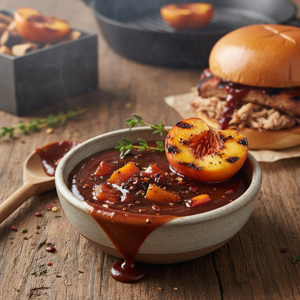 Smoky Peach Chipotle Barbecue Sauce recipe