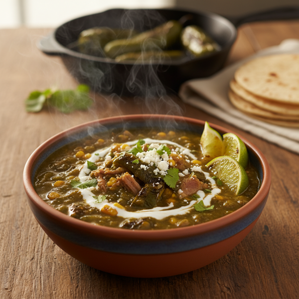 Smoky Pueblo Green Chili Delight recipe