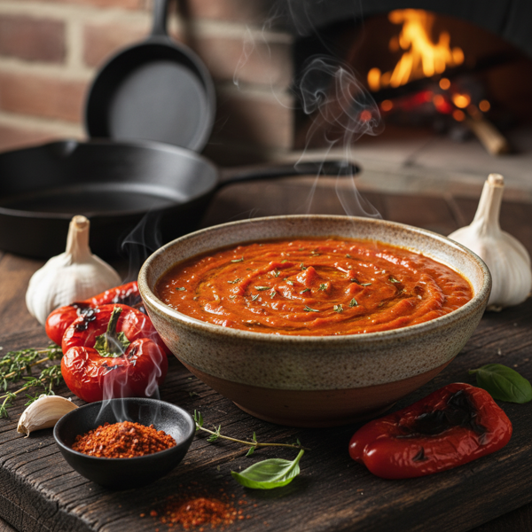 Smoky Roasted Red Pepper Sauce recipe