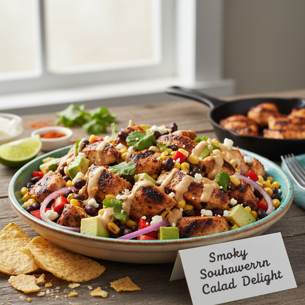 Smoky Southwestern Chicken Salad Delight recipe