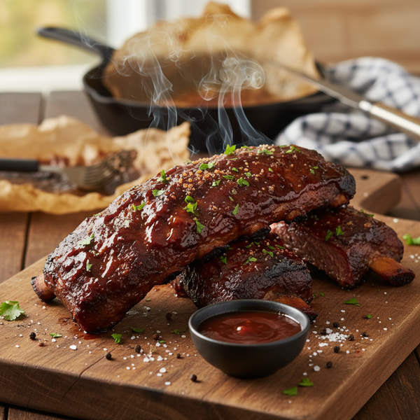Smoky Sweet BBQ Beef Ribs recipe