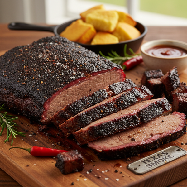 Smoky Texas-Style Barbecued Brisket recipe
