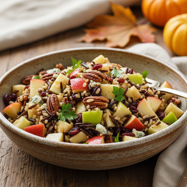 Snoqualmie Harvest Wild Rice and Apple Salad recipe