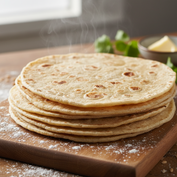 Soft Homemade Flour Tortillas recipe