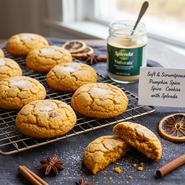 Soft & Scrumptious Pumpkin Spice Cookies with Splenda recipe