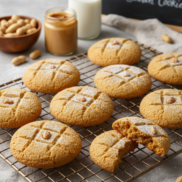 Soft & Wholesome Peanut Butter Bliss Cookies recipe