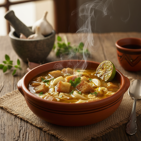 Sopa de Ajo: Cuban Garlic Delight recipe