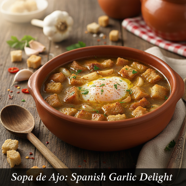 Sopa de Ajo: Spanish Garlic Delight recipe