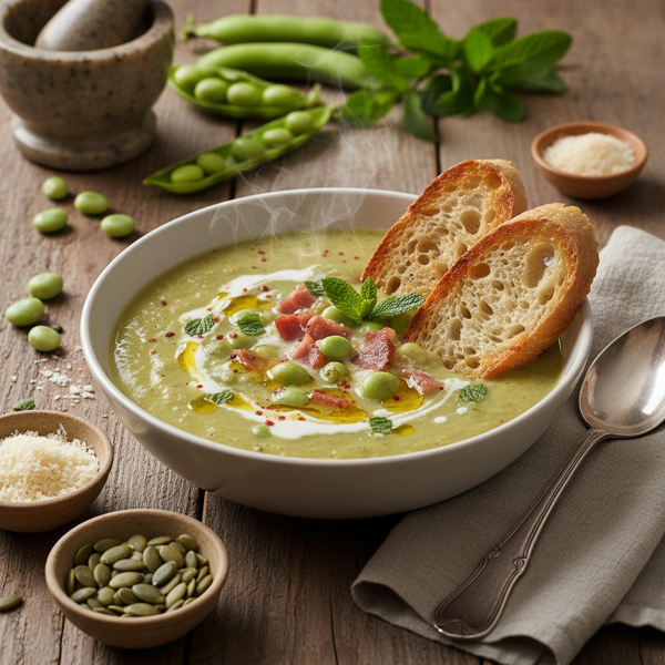 Sopa de Habas: Creamy Fava Bean Delight recipe
