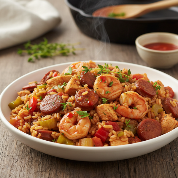 Soulful Brown Rice Jambalaya recipe