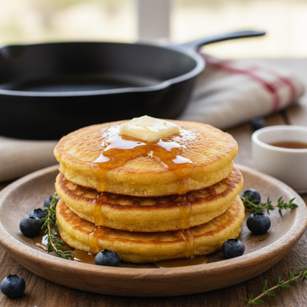 Southern-Style Cornmeal Hoecakes recipe