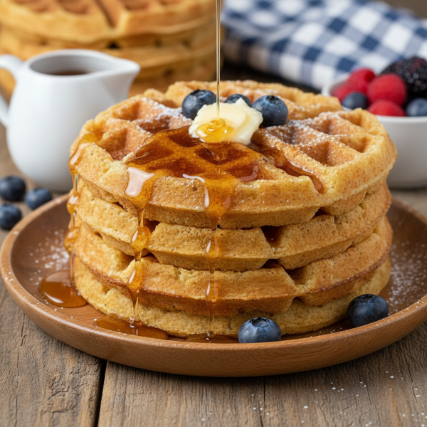 Southern-Style Cornmeal Waffles recipe