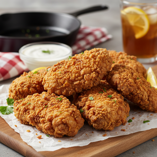 Southern-Style Crunchy Fried Chicken recipe