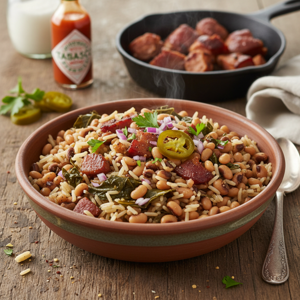 Southern Black-Eyed Peas and Rice Delight recipe