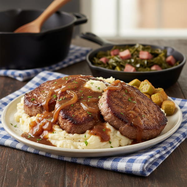 Southern Braised Country Steak recipe