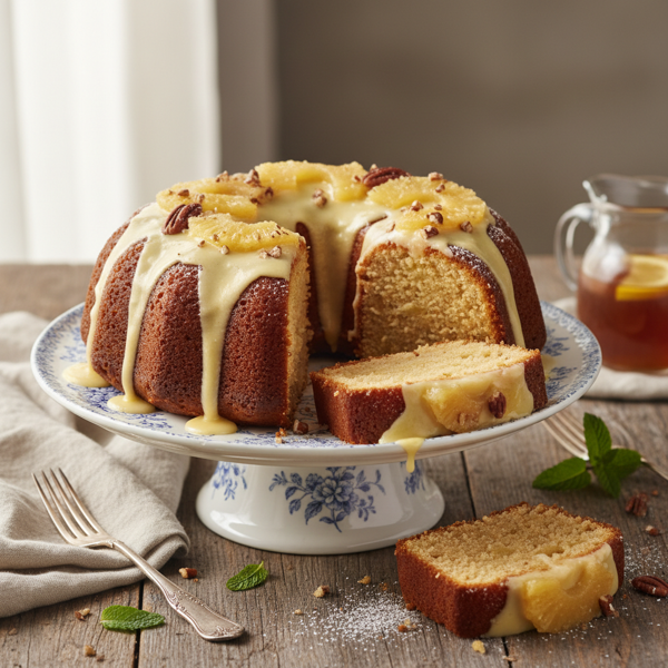 Southern Charm Pineapple Pound Cake recipe
