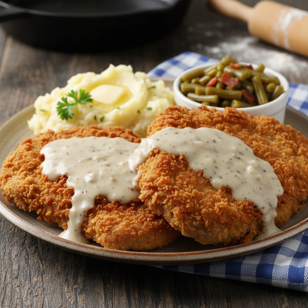 Southern Classic Chicken-Fried Steak recipe