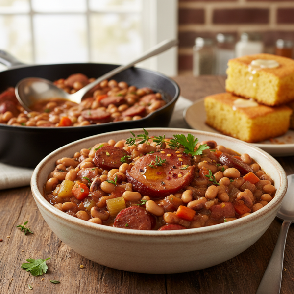 Southern Comfort Black-Eyed Peas Stew recipe
