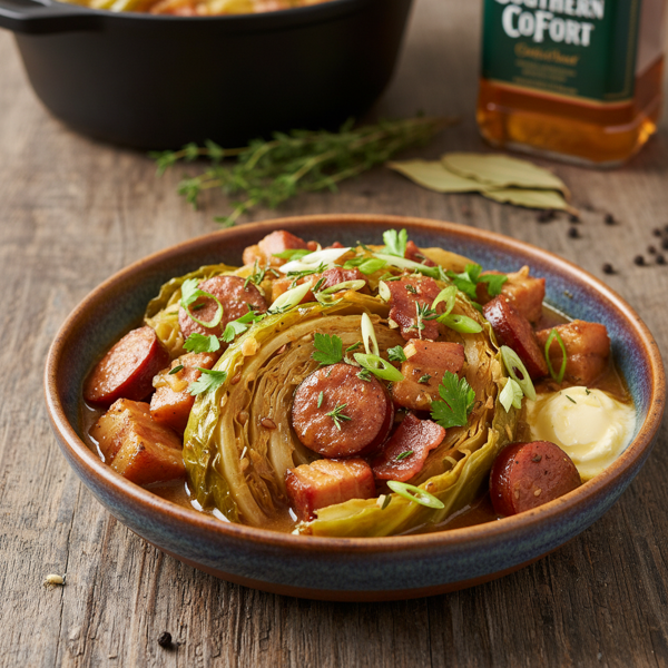 Southern Comfort Cabbage Delight recipe