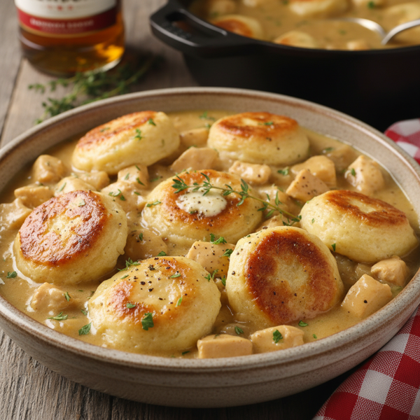 Southern Comfort Chicken and Dumplings recipe