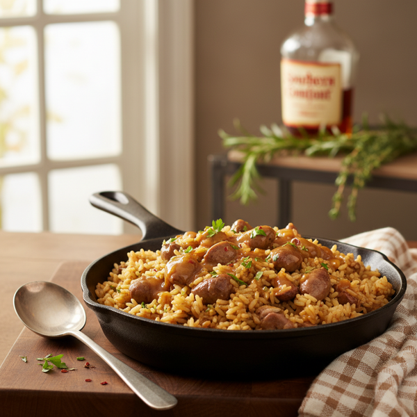 Southern Comfort Rice with Giblets recipe