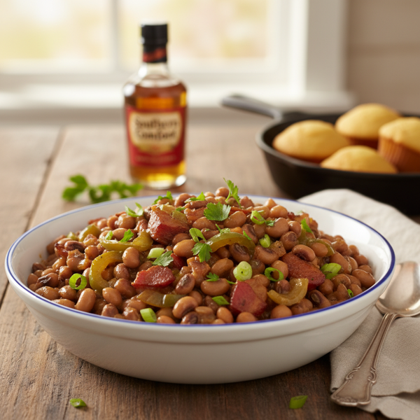 Southern Comfort Slow Cooker Black Eyed Peas recipe