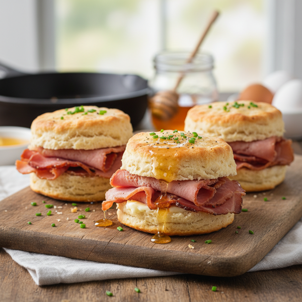 Southern Delight Country Ham Biscuits recipe