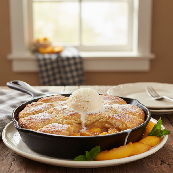 Southern Delight Peach Cobbler recipe