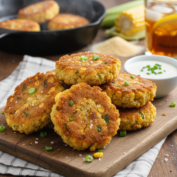 Southern Fried Cornbread Patties recipe