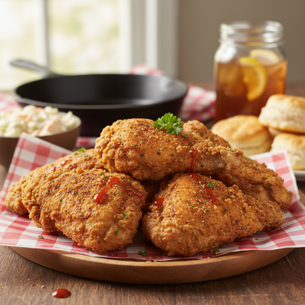 Southern Homestyle Crispy Chicken recipe