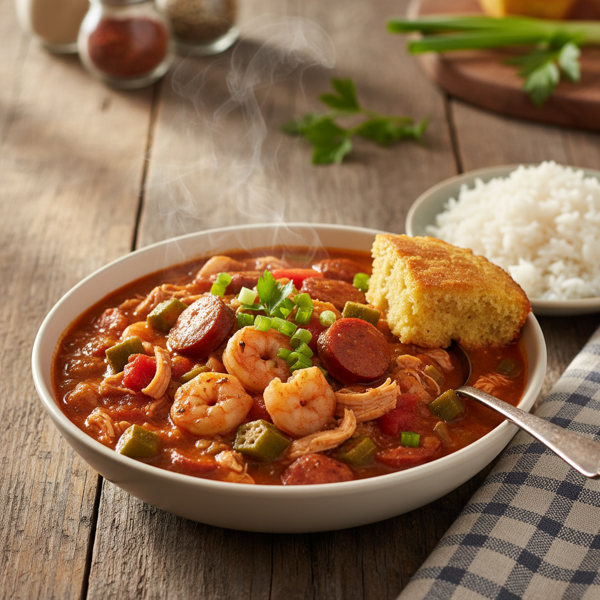 Southern Okra & Tomato Gumbo recipe