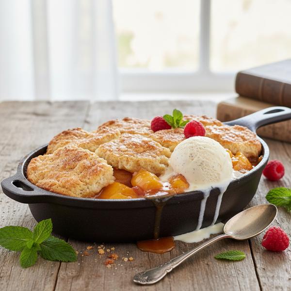 Southern Peach Cobbler Bake recipe