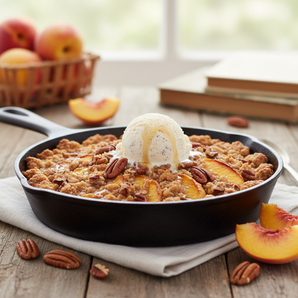 Southern Peach Pecan Delight recipe